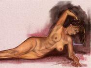 nude female life study